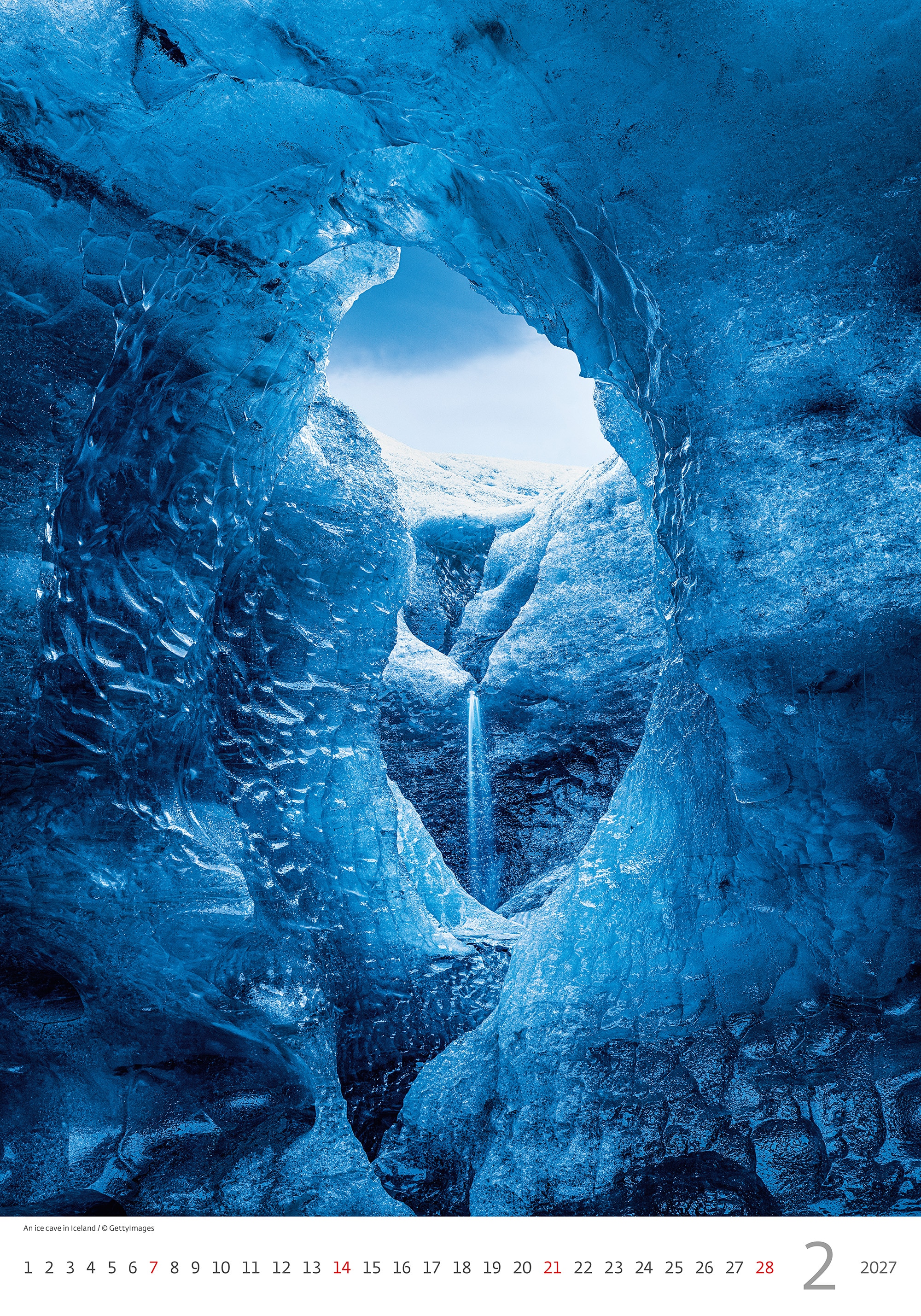 Muurkalender Nature Emotions 2027 - Februari