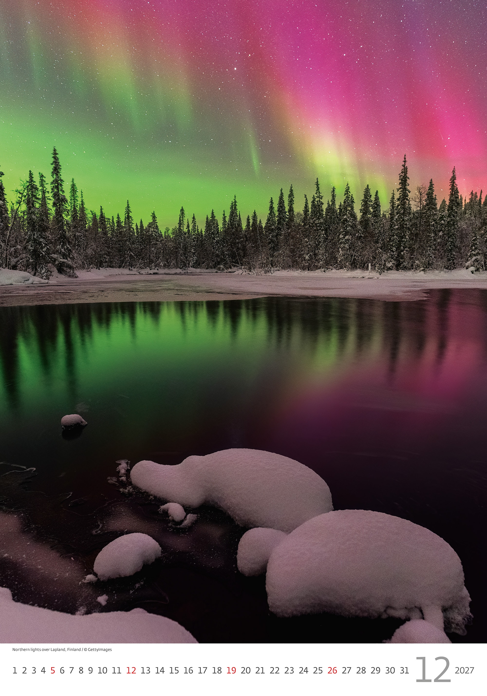 Muurkalender Nature Emotions 2027 - December