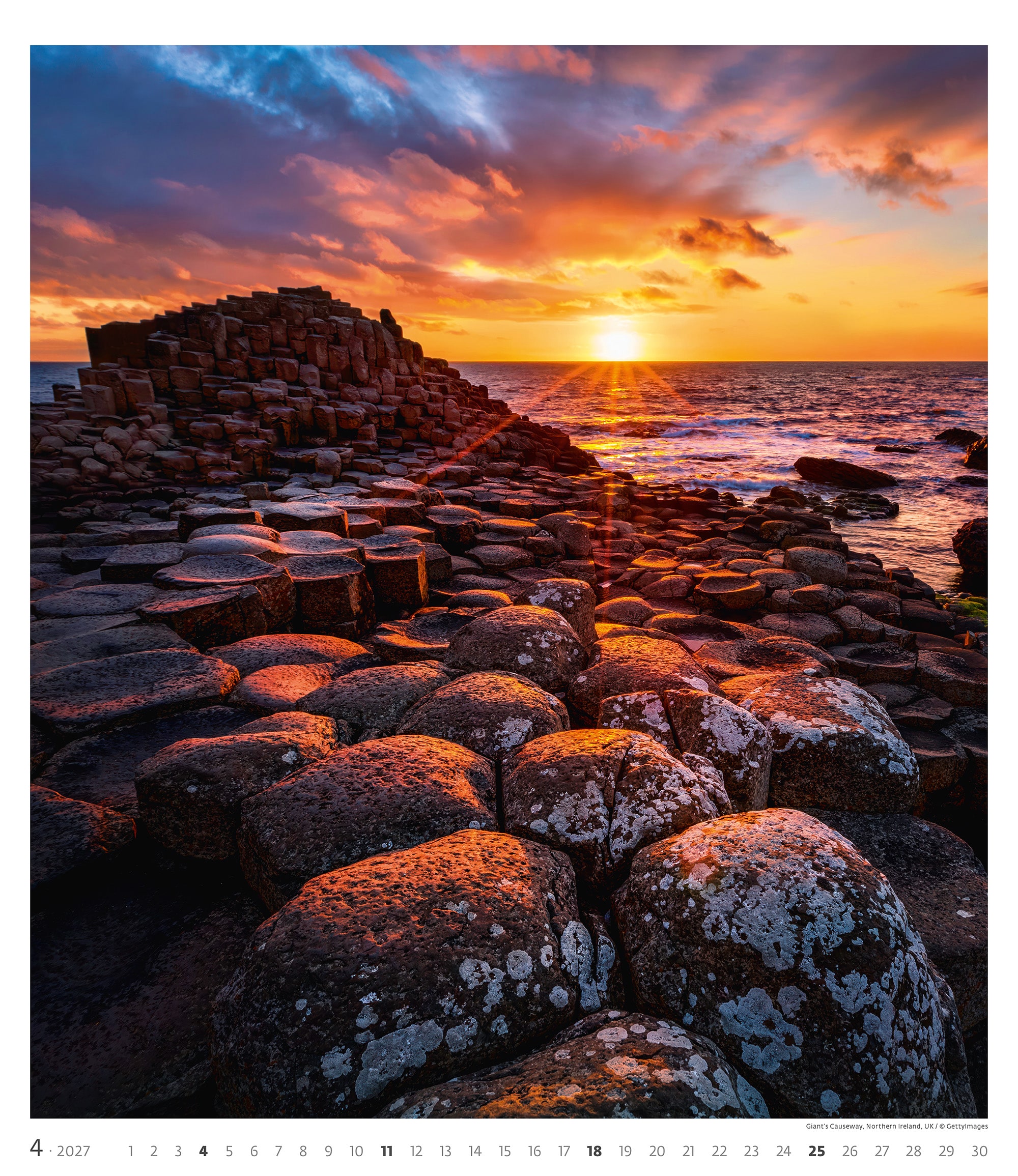Muurkalender Geo Art 2027 - April