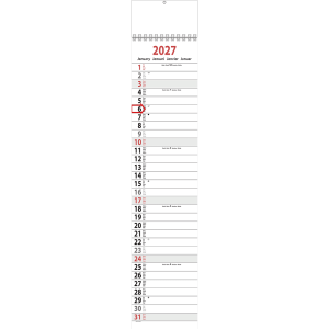 Strookkalender XL 2027