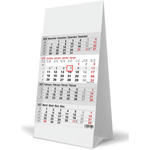 Kantoorkalender 2027 4-maand