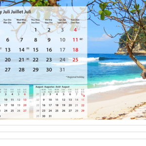 Kantoorkalender Beautiful Nature 2027 - Juli