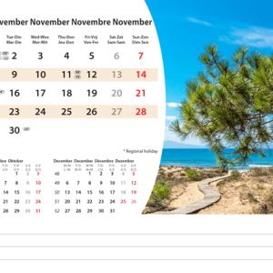 Kantoorkalender Mediterranean 2027 - November