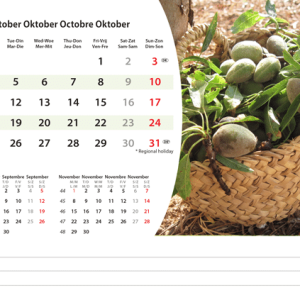 Kantoorkalender Mediterranean 2027 - Oktober