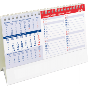 Kantoorkalender Belgium Memo 2027