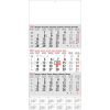 3-maandkalender 2027 met jaaroverzicht
