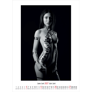 Muurkalender pin-up Female Art 2027 - Juni