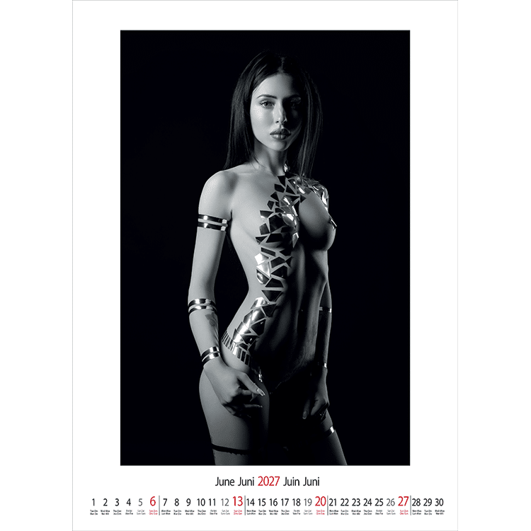 Muurkalender pin-up Female Art 2027 - Juni