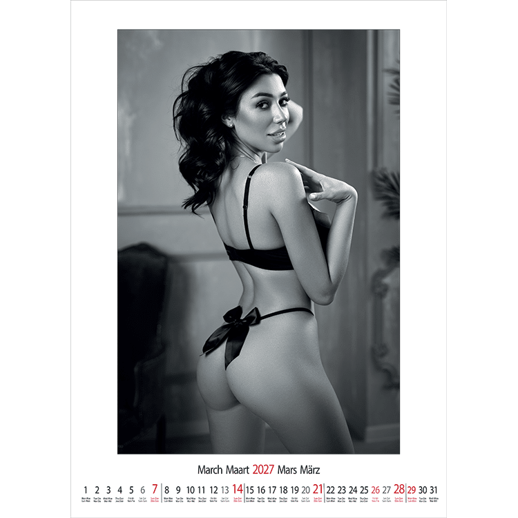 Muurkalender pin-up Female Art 2027 - Maart