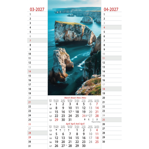 Muurkalender Amazing Nature 2027 - Maart