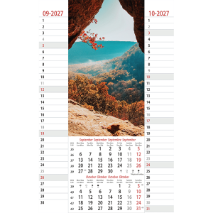 Muurkalender Amazing Nature 2027 - September