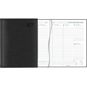 Weekagenda Plan-a-week 2027 zwart